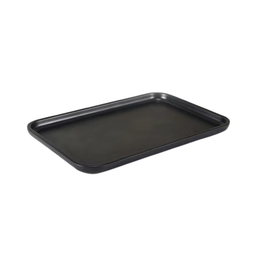 WOOD SERVING TRAY (BLACK)